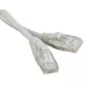 Фото патч-корд rj45 - rj45, 4 пары, utp, категория 5е, 1 м, серый, twt twt-45-45-1.0-gy