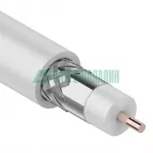 Фото кабель кабель rg-11u (75 ом), ccs/al/al 83% белый 305м rexant (01-3001)