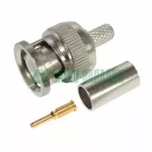 Фото коннектор разъем штекер bnc rg-59 обжим rexant (05-3002)