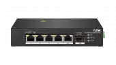 Фото I-FLOW F-SW-IU406HPOE промышленный PoE-коммутатор