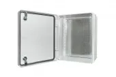 Фото бокс пластиковый антивандальный щпмп-1-0, grp, ip55, ik08, 400х300х210