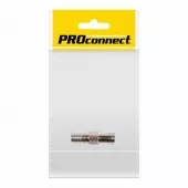 Фото коннектор разъём гнездо tv никель обжим proconnect (пак