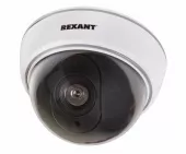 Фото муляж видеокамеры муляж камеры внутренней, купольная (белая) rexant (45-0210)
