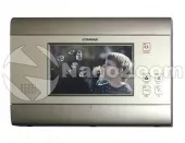 Фото домофон без трубки commax cav-706d золото 7”