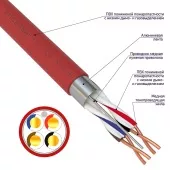 Фото кабель кабель кпсвэвнг(а)-ls 2x2x0,50мм² rexant (01-4865-1) 200м