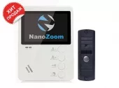 Купить комплект видеодомофона с вызывной панелью «nano 1»