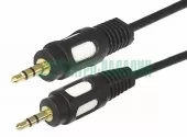 Фото шнур шнур 3.5 stereo plug - 3.5 stereo plug 3м (gold) rexant (17-4114)