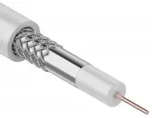 Фото кабель кабель 3с-2v (75 ом), ccs/al/al 48% белый 100м rexant (01-2611)