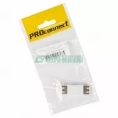 Фото переходник переходник гн usb-а (female) - гн usb-а (female) proconnect (пакет боб) 1 шт (18-1172-9)