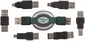 Фото переходник набор usb 6 переходников + удлинитель (тип3) rexant (18-1203)