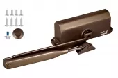 Фото ts-77 en (90 кг) (коричневый), доводчик для дверей весом до 90 кг, двухскоростной