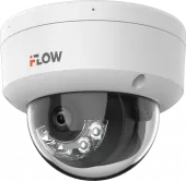 Фото i-flow f-ic-1442cm(2.8mm) уличная купольная ip-видеокамера с гибридной подсветкой до 30м 4мп