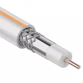 Фото кабель кабель sat 50m (75 ом), ccs/al/al 75% белый 20м proconnect (01-2401-2-20)
