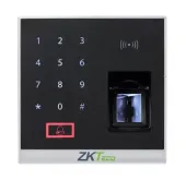 Купить zkteco x8s [mf] биометрический терминал контроля доступа со сканером отпечатков пальцев и встроенным считывателем rfid карт mifare