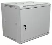 Фото шкаф телекоммуникационный 19' настенный шкаф rexant 6u 600×450×370 мм (шxгxв) - передняя дверь металл, боковые стенки съемные (04-2210)