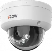Фото i-flow f-ic-1446cm(4mm) уличная купольная ip-видеокамера с гибридной подсветкой до 30м 4мп