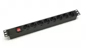 Фото блок силовых розеток 19' nt soc.br 230.10b-8s-с14 b (447068)