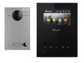 Фото комплект вызывной панели с монитором av-01d grey+au-04la (au-04l) black
