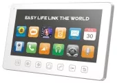 Купить tantos sherlock vz (white) монитор видеодомофона 10"