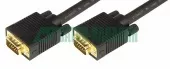 Фото шнур шнур vga plug - vga plug 1.8м gold с ферритами rexant (17-5503)