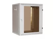 Фото шкаф телекоммуникационный 19' настенный, дверь стекло-металл nt wallbox 9-66 g (084693)