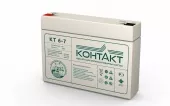 Фото аккумулятор контакт кт 6-7 (6v-7ah)