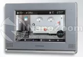 Фото домофон без трубки commax cav-707am2 серебро 7”