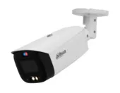 Фото dahua dh-ipc-hfw3449t1p-as-pv-0280b-s5 уличная цилиндрическая ip-видеокамера full-color с ии и активным сдерживанием 4мп