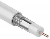Фото кабель кабель rg-6u (75 ом), ccs/al/al 48% белый 50м proconnect (01-2205-50)