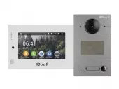 Фото комплект вызывной панели с монитором ap-07 silver+av-01mfd grey