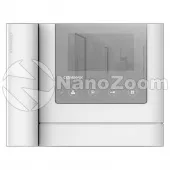 Фото цифровой домофон с трубкой commax cdv-43mh/xl (mirror) белый 4.3”