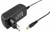 Фото источник питания источник питания 220v ac/24v dc, 1а, 24w с dc разъемом подключения 5.5*2.1, без влагозащиты (ip23) (201-024-3)