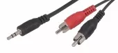 Фото шнур шнур 3.5мм стерео штекер - 2 rca 10м rexant (17-4207)