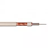Фото кабель коаксиальный радиочастотный rg-6u+cu (75%) 75 ом 305м белый rexant (01-2233)