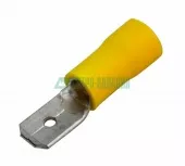 Фото клемма клемма плоская изолированная (кпи штекер - 6.3мм) 4-6мм² (vm5.5-250) rexant (08-0351)