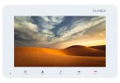 Фото sm-07m (white) видеодомофон цветной, настенный, 7" цветной tft lcd дисплей 16:9, разрешение экрана 800×480. подключение 2-х вызывных панелей и 2-х видеокамер. встроенная память на 100 кадров. поддержка microsd карт до 32 гб.