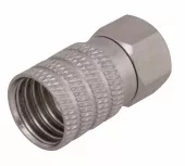 Фото коннектор f-разъем для rg-11, (без пина), l=21 мм, медь rexant (05-4006)