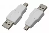 Фото переходник переходник штекер usb-a (male) - штекер mini usb (male) rexant (18-1174)