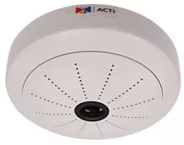 ACTi KCM-3911 – панорамная IP-камера с объективом 'рыбий глаз' и аппаратной коррекцией искажений.