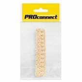 Фото колодка клеммная колодка клеммная кв-10 10а 10мм² proconnect индивидуальная упаковка 1 шт (07-5010-9)