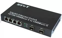 SF&T анонсирует три неуправляемых гигабитных коммутатора SF-G1018, SF-G1022 и SF-G1042 с SFP портами для оптоволокна и витой пары
