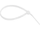Фото стяжка хомут nylon 400x4,8 мм 100 шт. белый proconnect (57-0400)