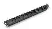Фото блок силовых розеток 19' nt soc.br 230.10-9s-с14 b (447069)
