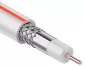 Фото кабель кабель sat 50 m, ccs/al/al (75%) 75 ом белый 100м proconnect (01-2401-2)