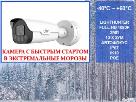 UNV IPC262EB-HDX10K-I0 быстрый старт в экстремальные морозы