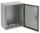Фото шкаф навесной с монтажной платой 400х300х220 мм щмпг-40.30.22 (щрнм-1) ip54 (mb24-1)