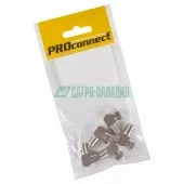 Фото переходник переход шт f - гн f угловой proconnect (пакет боб) 5 шт (05-4203-4-9)