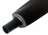 Фото термоусадка 120,0 / 60,0 мм 1м термоусадка чёрная rexant (25-0120)