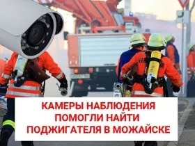В Можайске камеры помогли задержать поджигателя