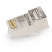 Фото коннектор джек rj-45 8p8c cat 5e (экран) rexant (05-1023)